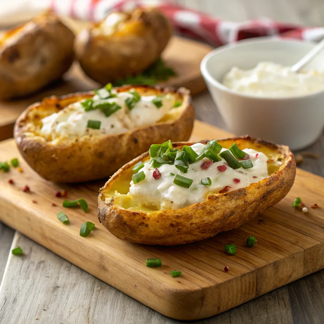 cottage cheese recipe for air fryer baked potato skins crispy and golden