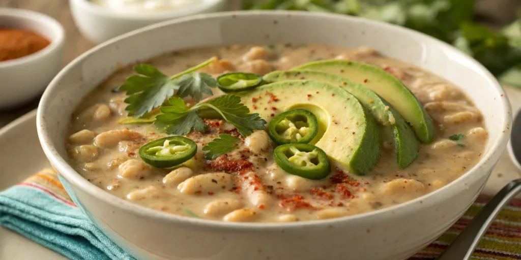 Vegan White Bean Chili Recipe – Creamy and Flavorful