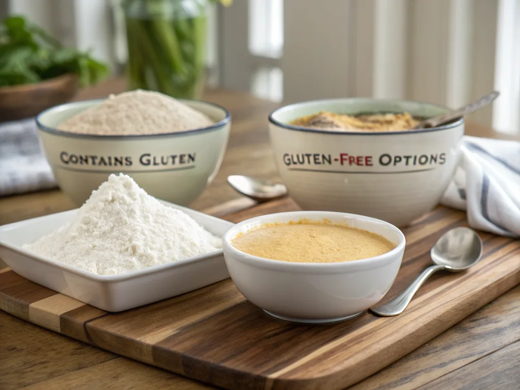 Gluten-free vs regular soup thickeners comparison