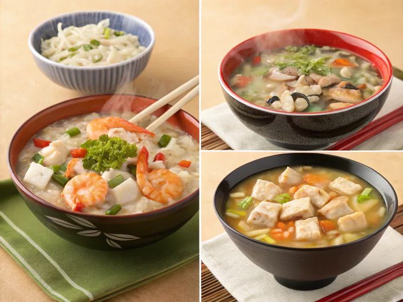 Different Variations of Sizzling Rice Soup