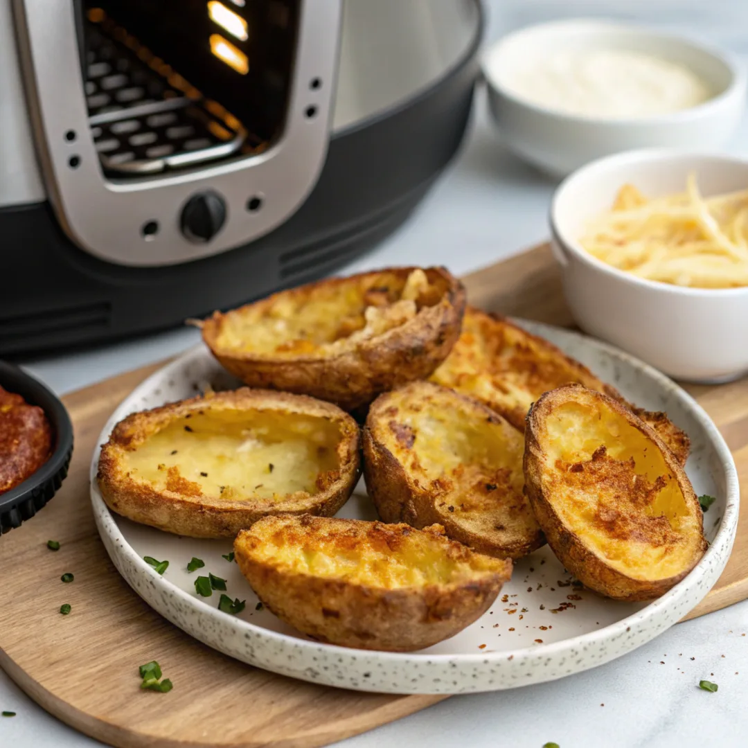 why air fryer baked potato skins turn soggy