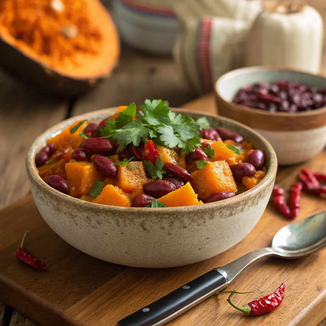 recipe squash and kidney beans