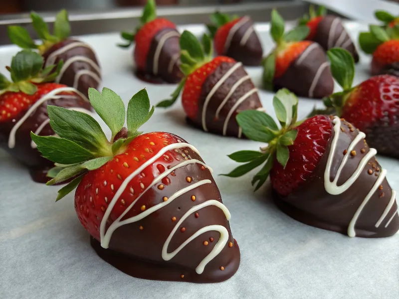 Perfect Chocolate Covered Strawberries